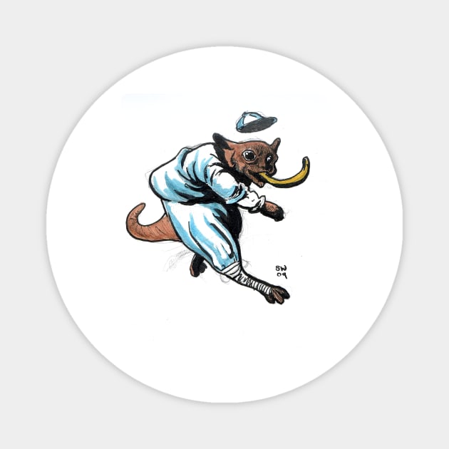 Marmot Baseball Magnet by CoolCharacters